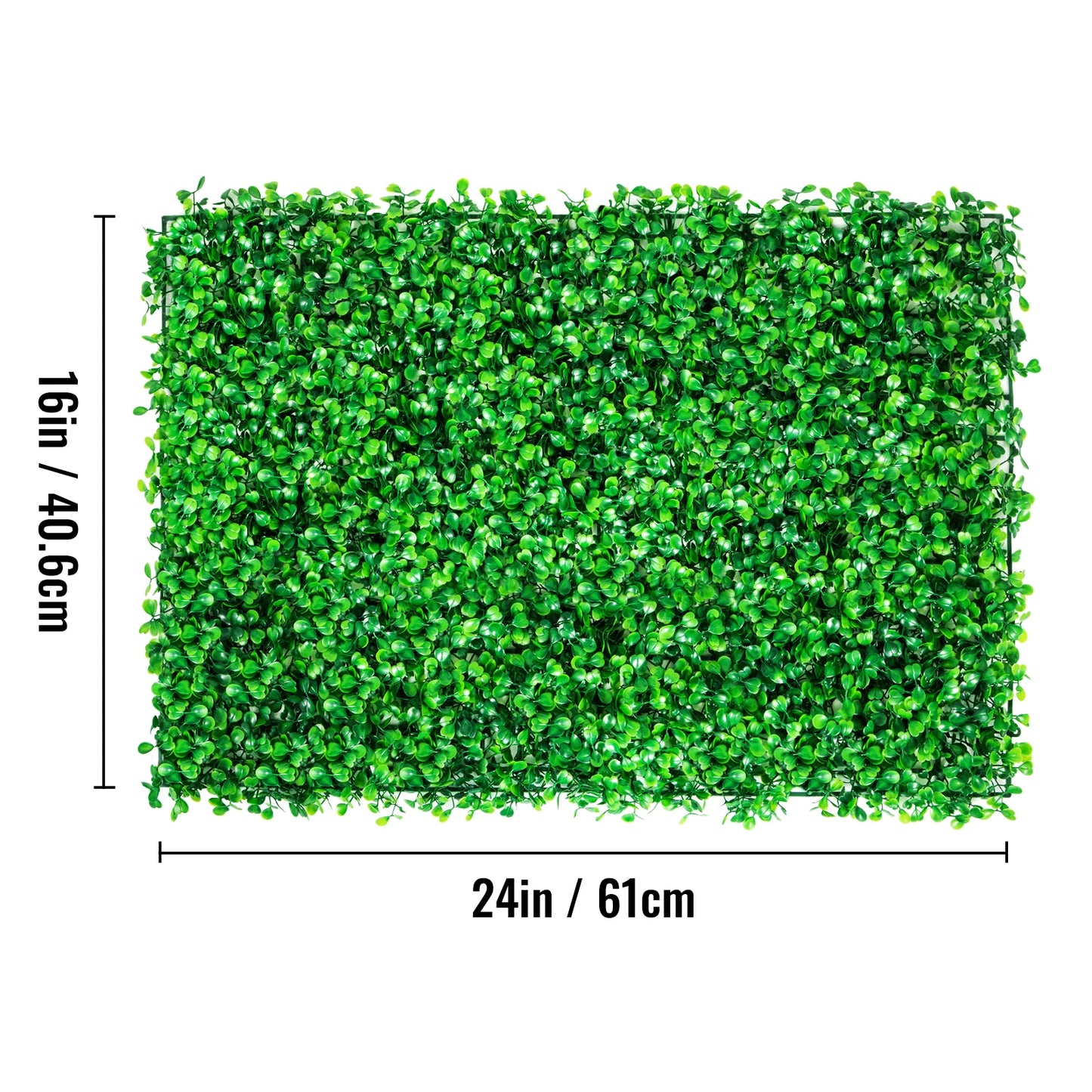 SucceBuy Artificial Plant Wall Decoration Boxwood Hedge Wall Panel Decor Fake Plants Grass Backdrop Wall Privacy Hedge Screen