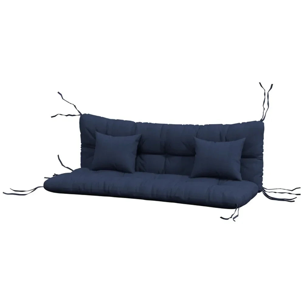 Breathable Swing Bench Pad Waterproof Outdoor Bench Seat Cushion with Thick Cotton Filling Sunproof Long for Furniture for Beds