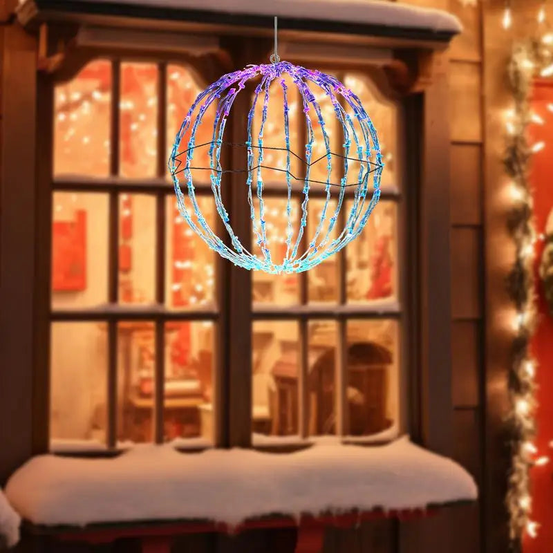Festival Outdoor Decor LED Lights Rattan Ball String Lights Home Garden Christmas Tree Hanging Lamp Wedding Decoration