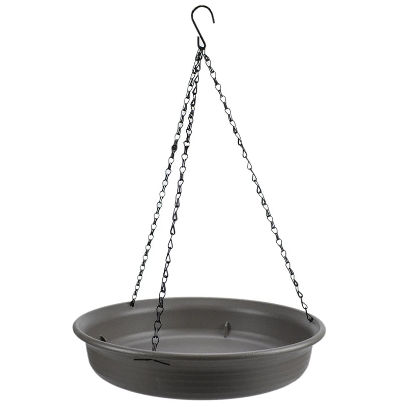 Hanging Bird Bathtub Bird Feeding Dish Tray Platform Feeder Bird Water Bowl Bird Bath for Outdoor Patio Parrot Tree Decorations