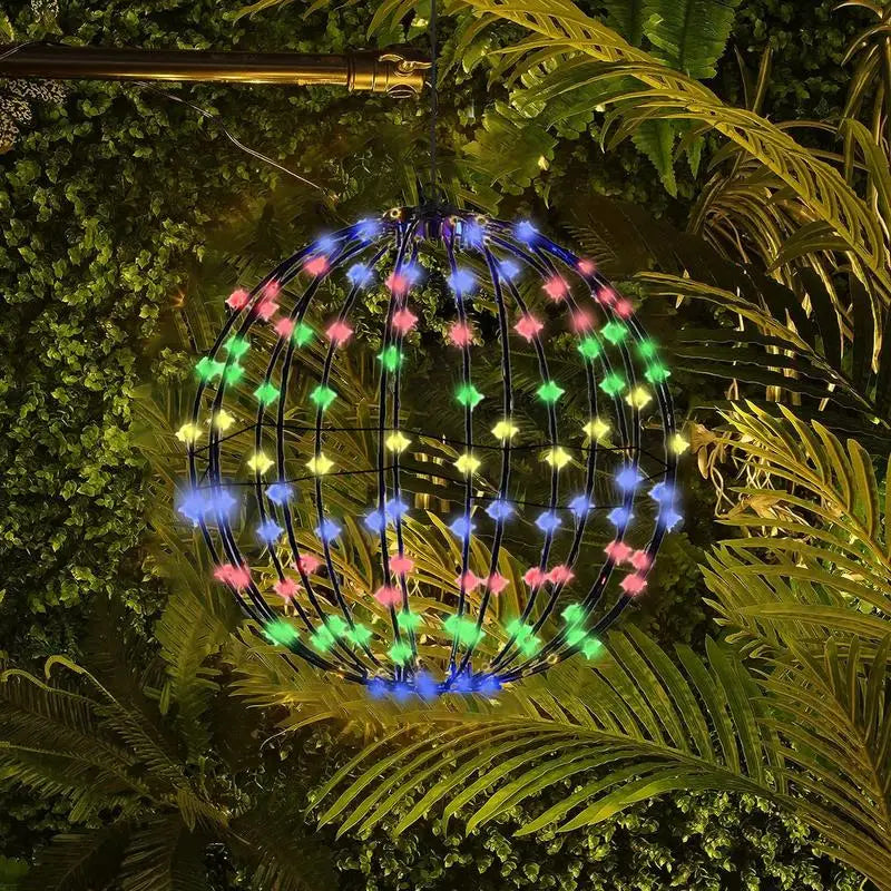 Festival Outdoor Decor LED Lights Rattan Ball String Lights Home Garden Christmas Tree Hanging Lamp Wedding Decoration