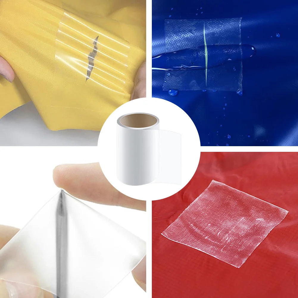 1 Roll Repair Patches Kit TPU Tape Professional Repairing Patches Inflatable Toy Swimming Pool Float Tent Air Mattress Raincoat
