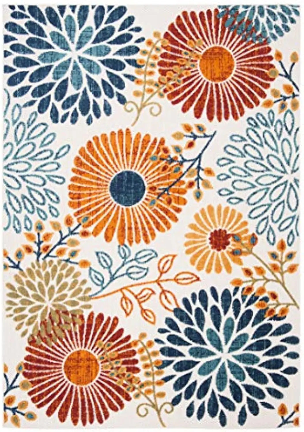 VIKAMA Modern Outdoor Carpets, Summer Anti-Slip Terrace Floor Mats, Large Grassland Camping Carpets, Foldable Portable Carpets