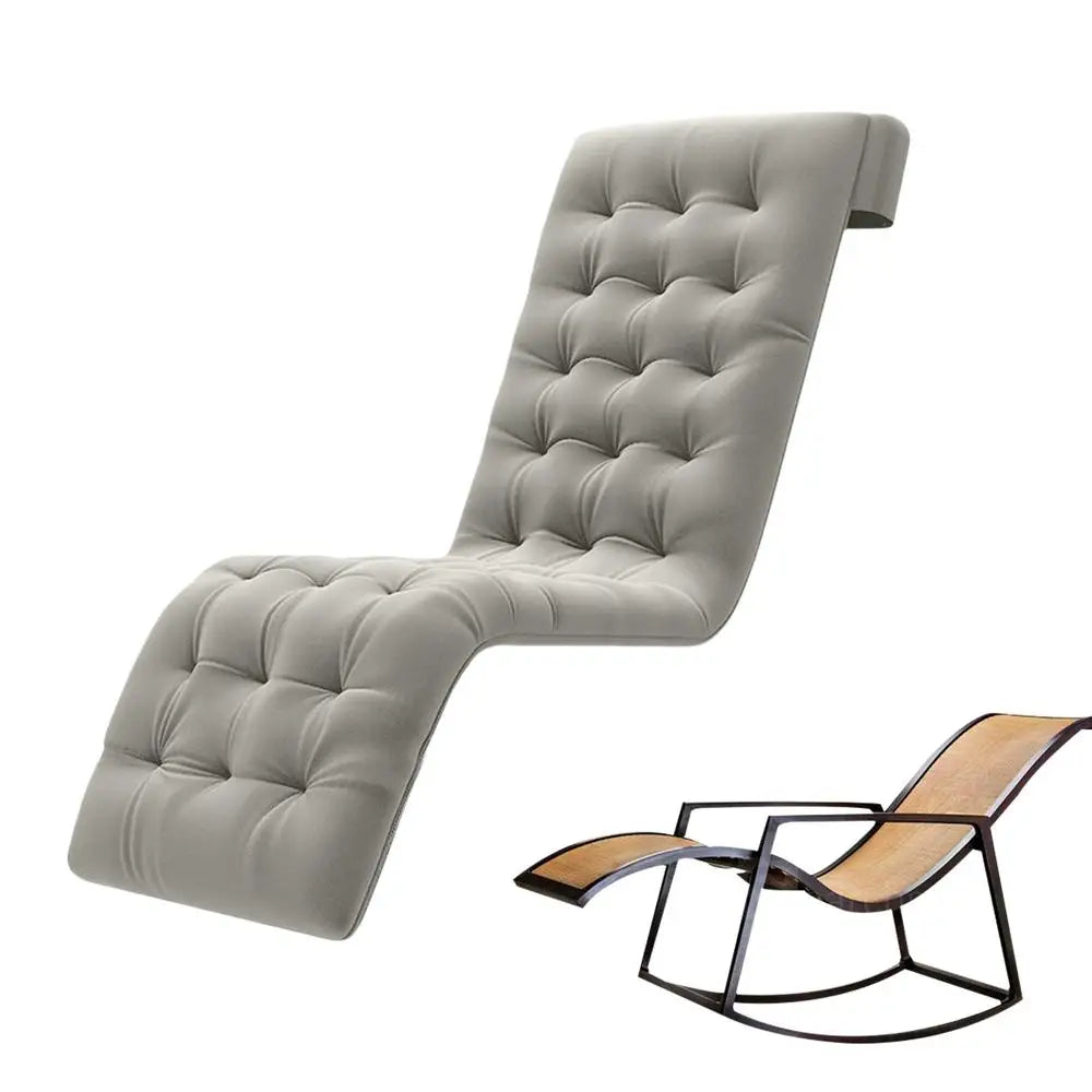 Lawn Chair Cushions Lawn Furniture Cushions Elastic Recliner Pad Breathable Patio Seat Cushions Chair Seat Pads For Indoor
