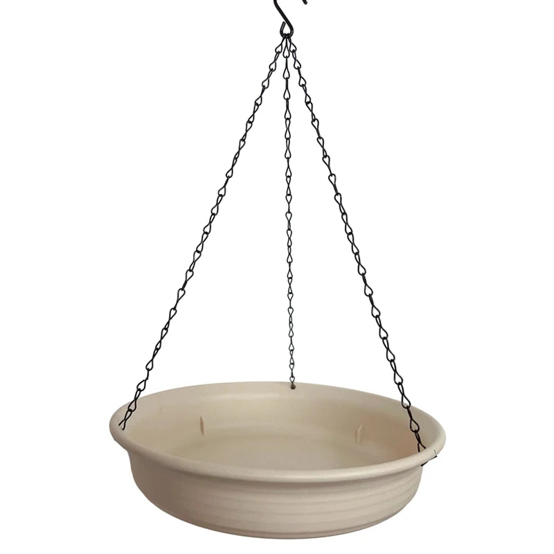 Hanging Bird Bathtub Bird Feeding Dish Tray Platform Feeder Bird Water Bowl Bird Bath for Outdoor Patio Parrot Tree Decorations
