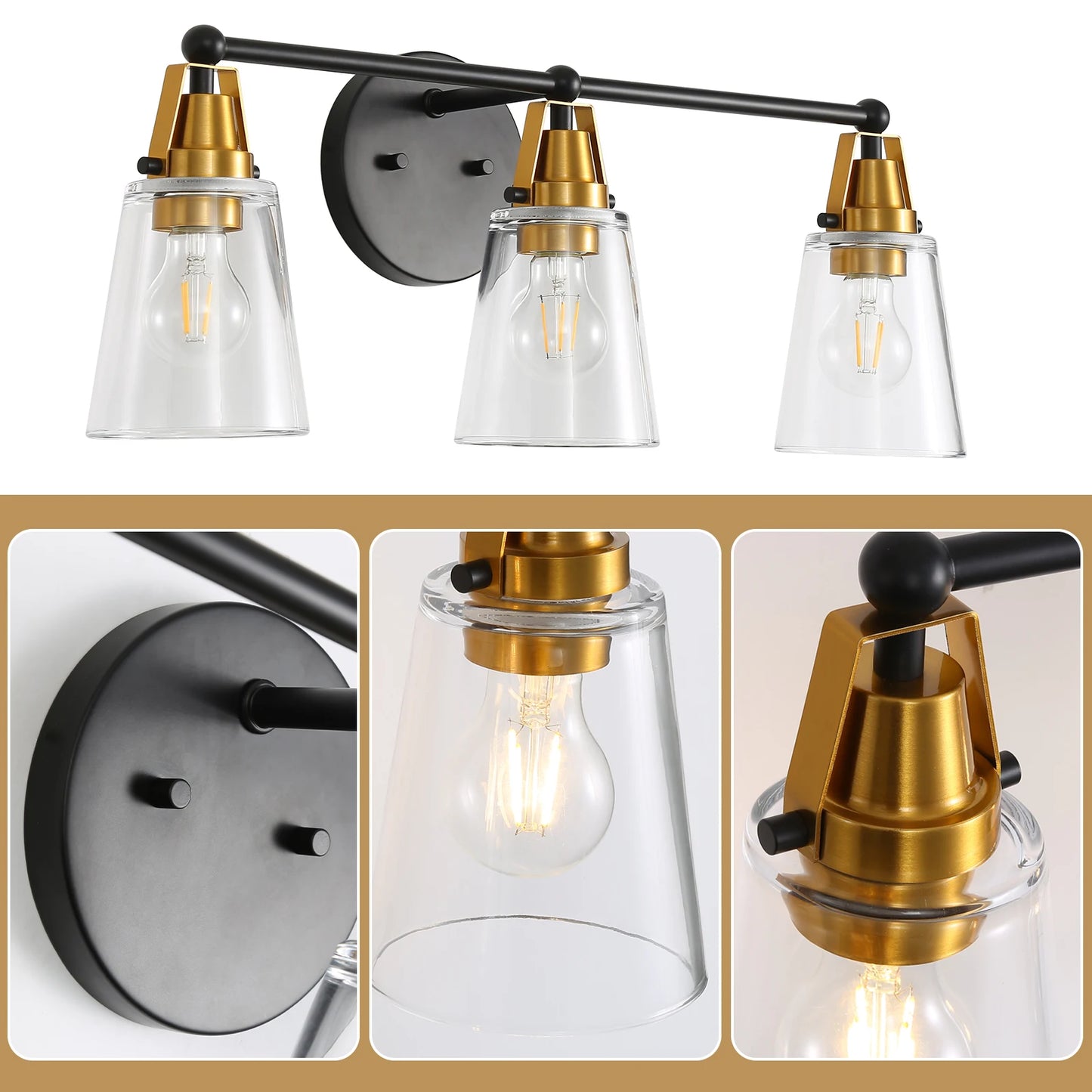Sofucor Nordic Wall Simple Modern Light And Shadow Lamp Design Decoration Wall Lamp For Living Room