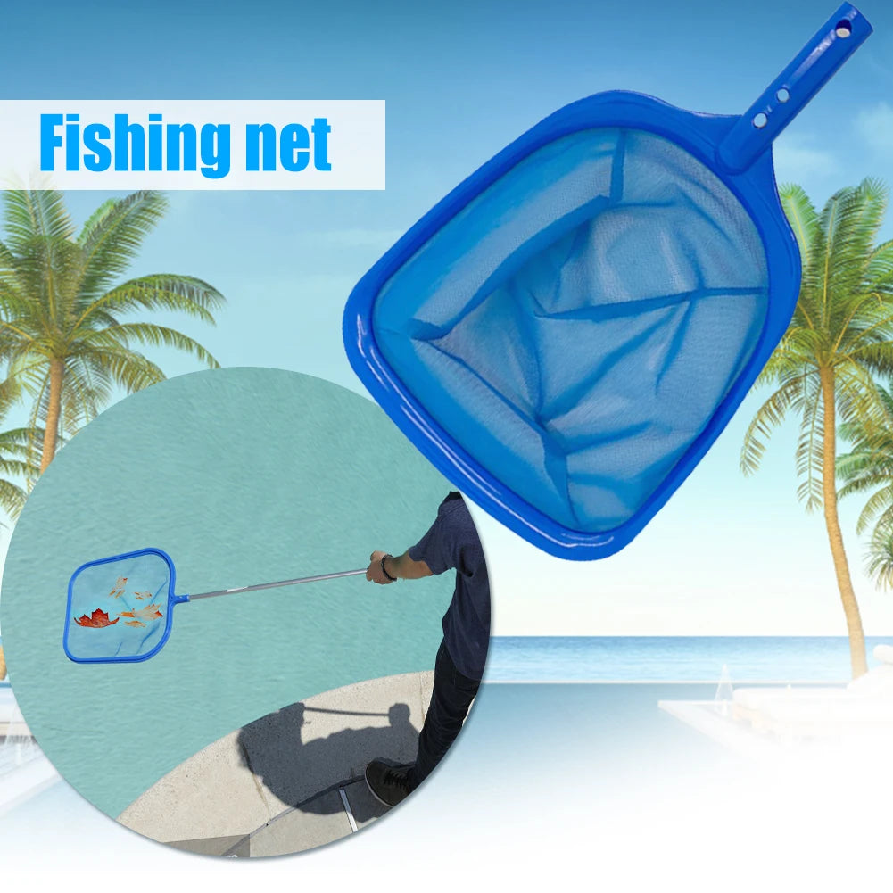 Swimming Pool Skimmer Net Telescopic Swimming Pool Net Leaf Skimmer Detachable  Multifunctional Debris Tools Accessories