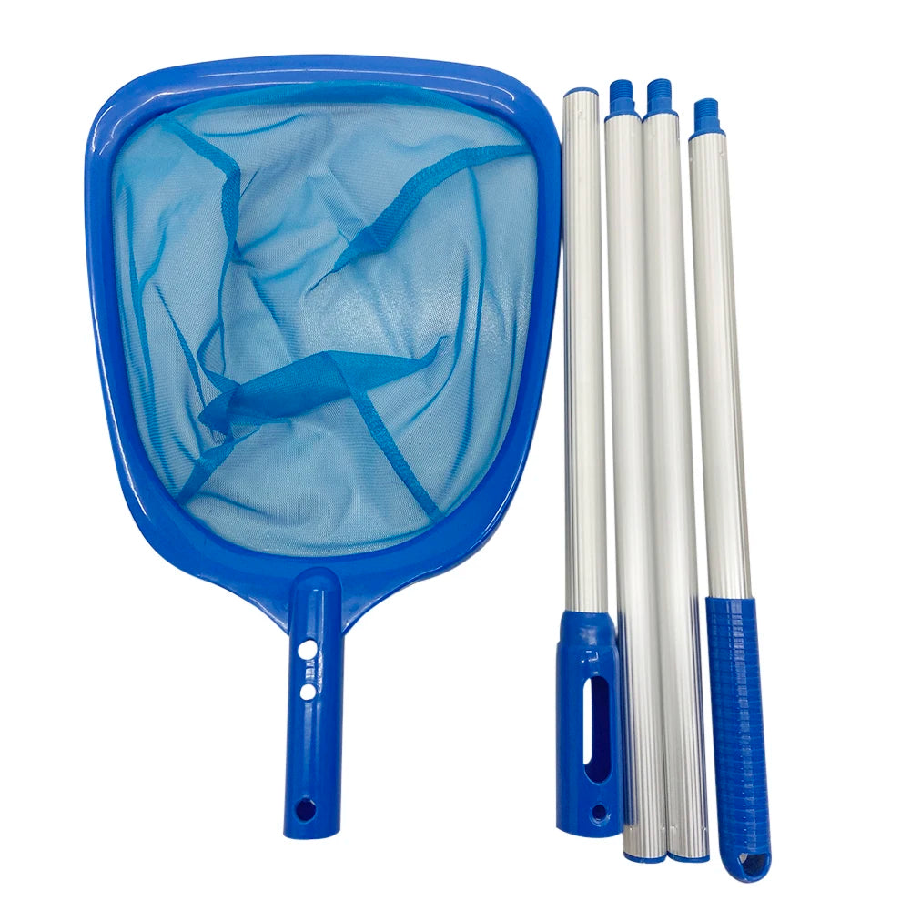 Swimming Pool Skimmer Net Telescopic Swimming Pool Net Leaf Skimmer Detachable  Multifunctional Debris Tools Accessories