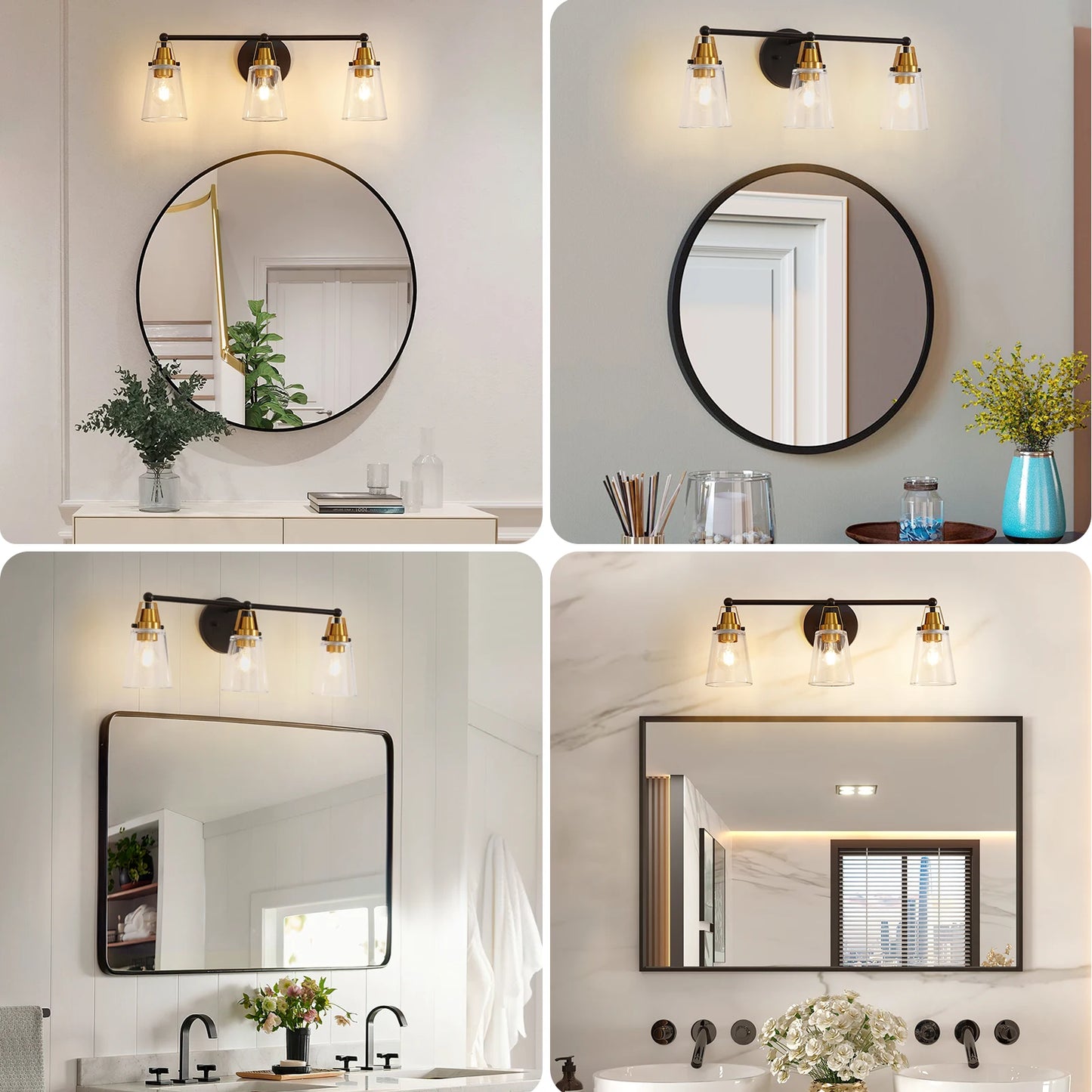 Sofucor Nordic Wall Simple Modern Light And Shadow Lamp Design Decoration Wall Lamp For Living Room