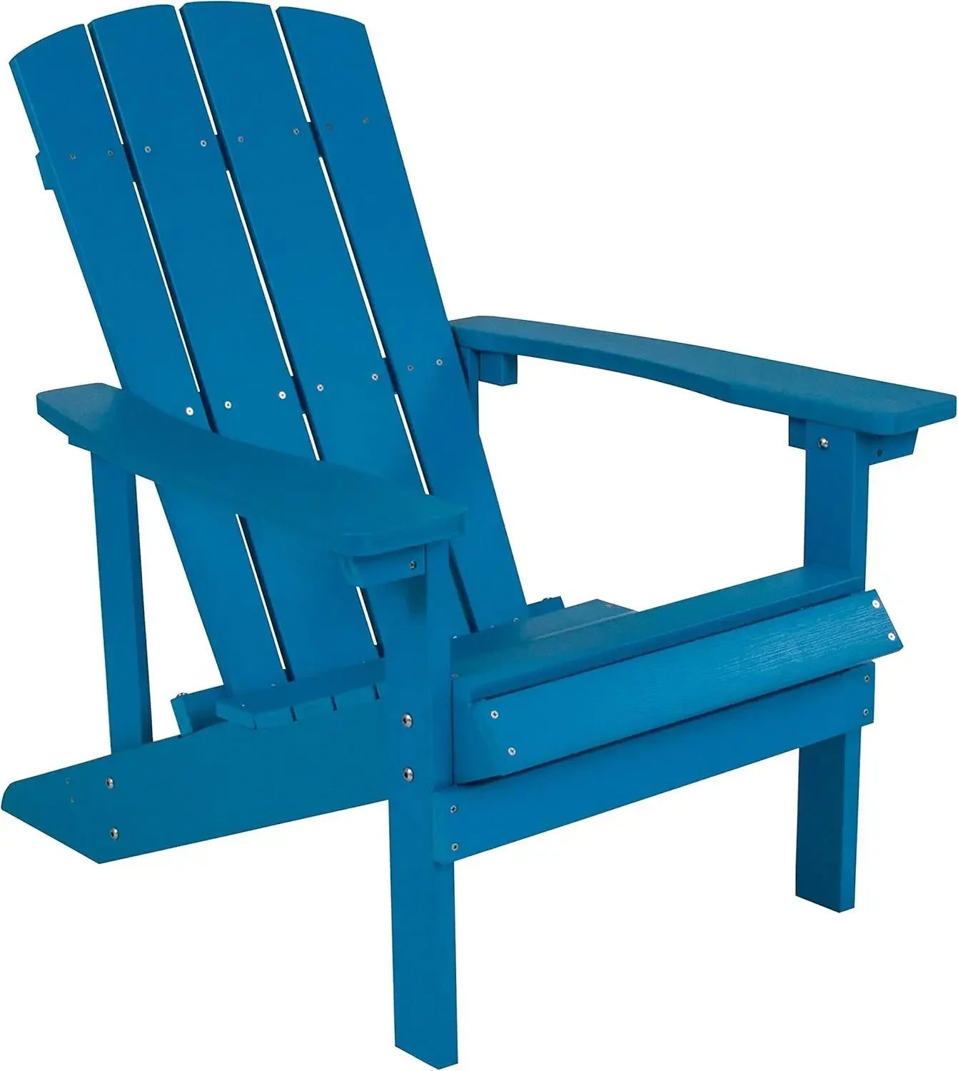 Commercial Grade Indoor/Outdoor Adirondack Chair, Weather Resistant Durable Poly Resin Deck and Patio Seating