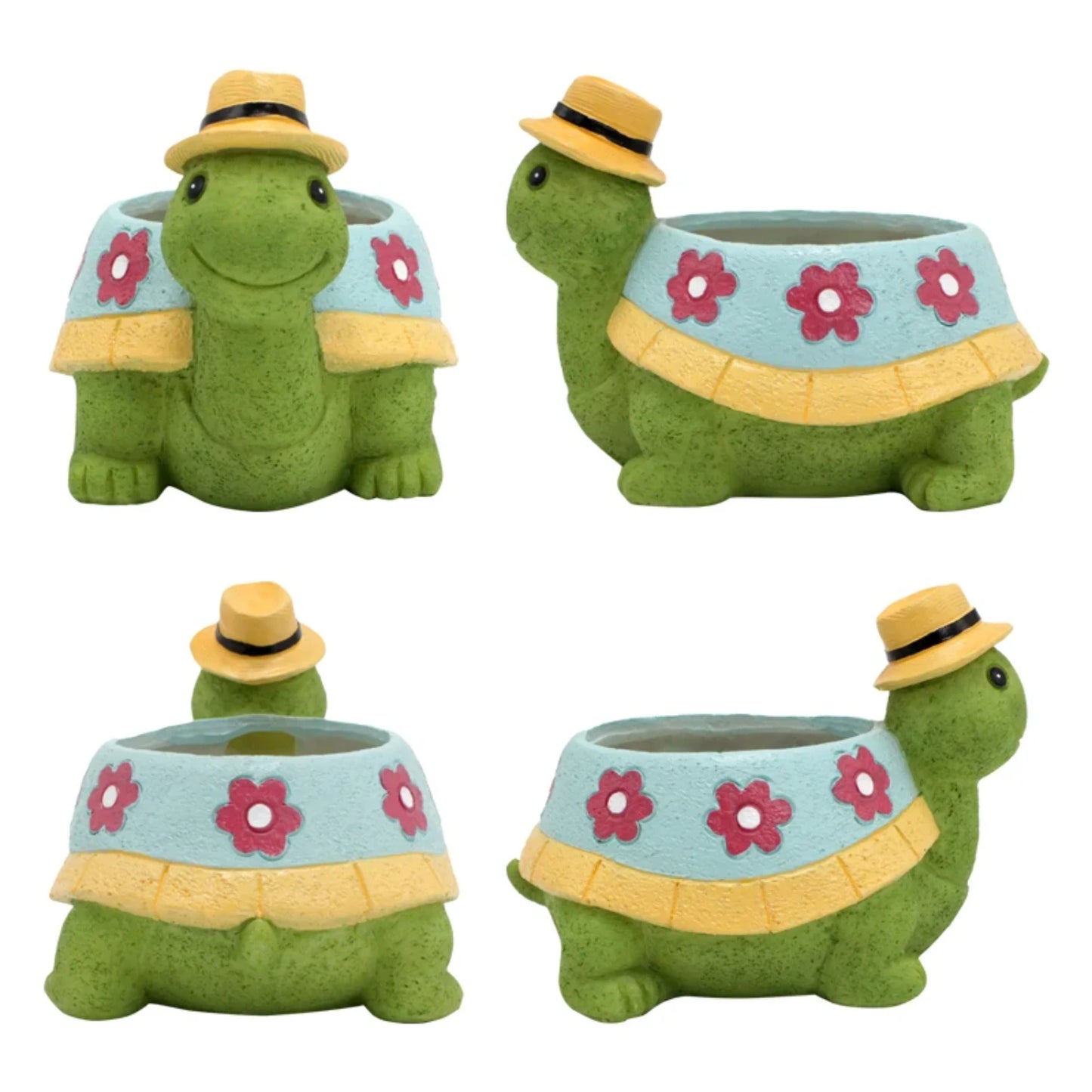 1pc Adorable Garden Turtle Succulent Pot - Planters Resin Statue Plant Flower Pot Yard Garden Patio Vase Outdoor -Indoor/Out