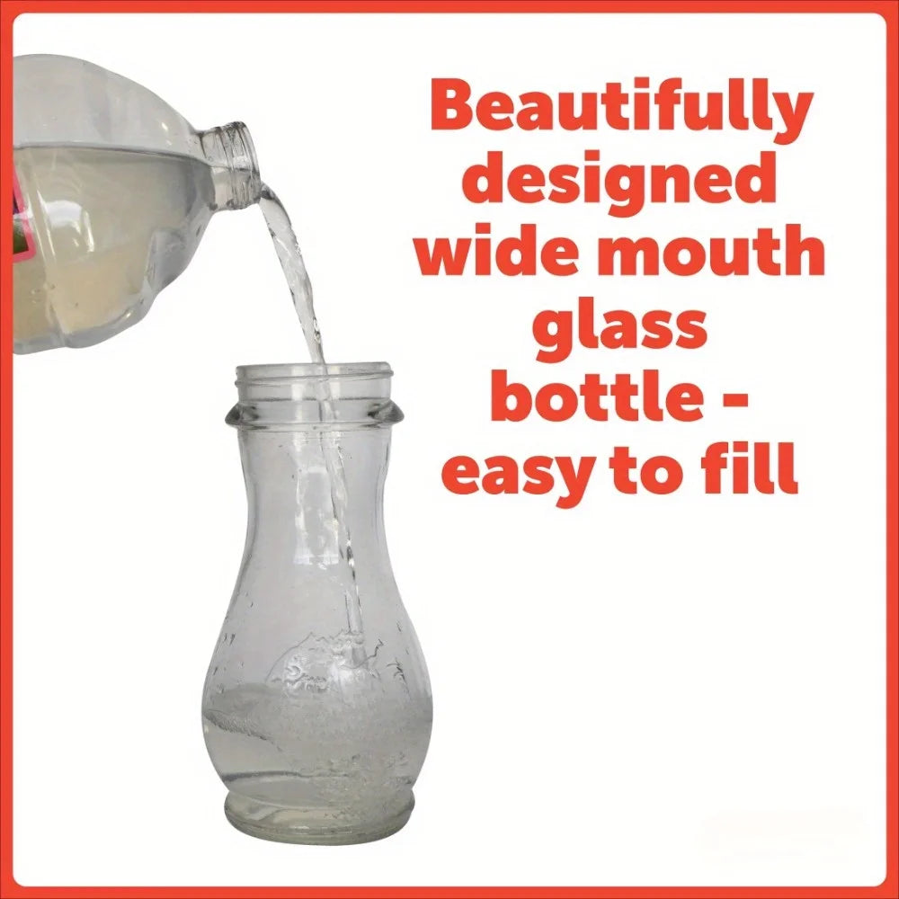 Red Glass Hummingbird Bird Feeder, 28 oz. Capacity, 2 Pack