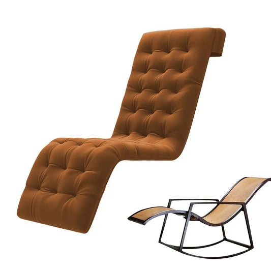 Lawn Chair Cushions Lawn Furniture Cushions Elastic Recliner Pad Breathable Patio Seat Cushions Chair Seat Pads For Indoor