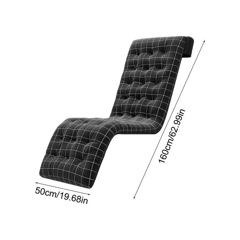 Lawn Chair Cushions Lawn Furniture Cushions Elastic Recliner Pad Breathable Patio Seat Cushions Chair Seat Pads For Indoor