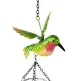 Outdoor 30"H Hummingbird Metal Wind Chime, 0.26 lb weight