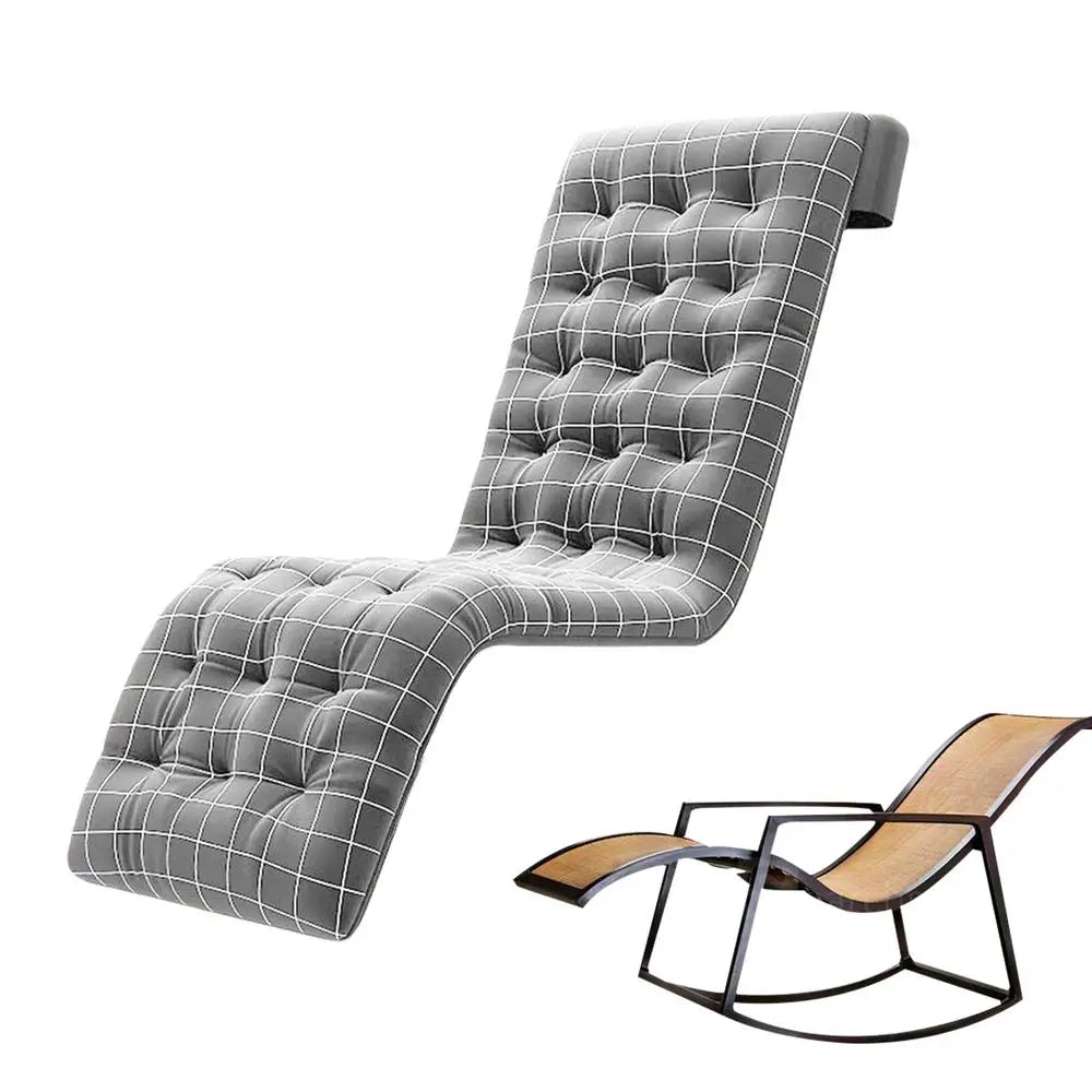 Lawn Chair Cushions Lawn Furniture Cushions Elastic Recliner Pad Breathable Patio Seat Cushions Chair Seat Pads For Indoor