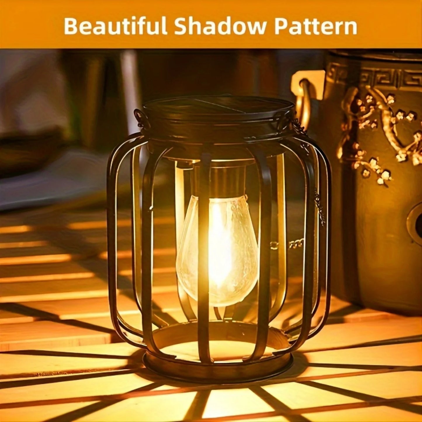 2/4 Pack Brighter Cylindrical Hanging Solar Lights Outdoor, Auto On/Off Outdoor Solar Lights for Yard Garden Patio Pathway Decor