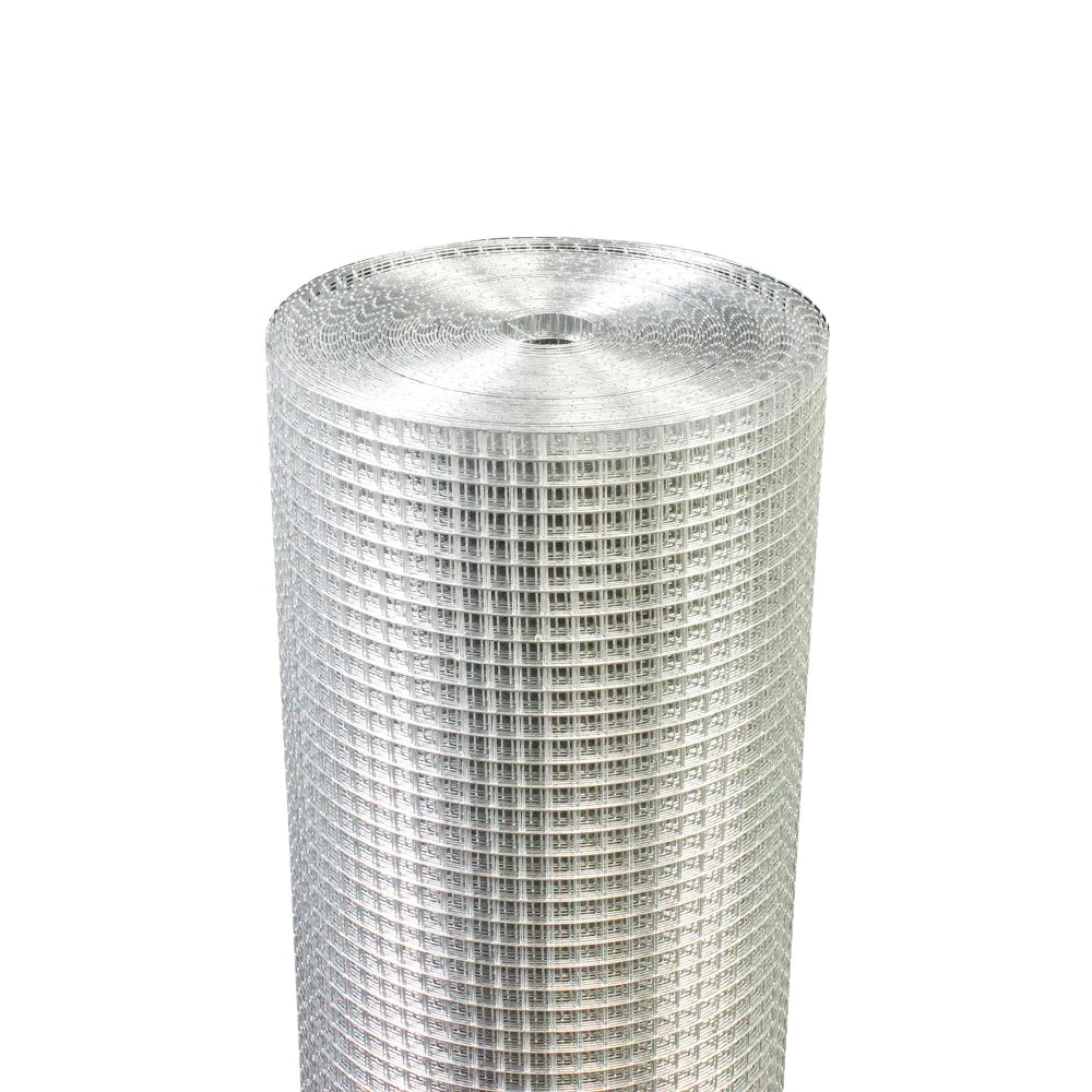 Hardware Cloth 1/2 inch 48in x 100ft 19 Gauge, Hot-dip Galvanized After Welding Chicken Wire Fence Roll Garden Plant Welded