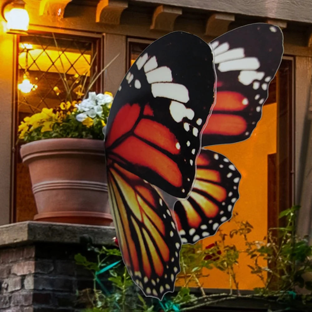Butterfly Wall Decoration Simulation Insect Decorations Garden Art PVC Hanging Hanging Decorations
